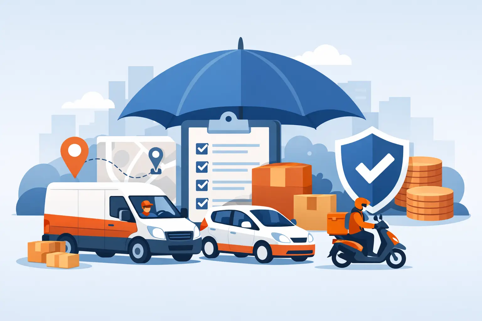 What Does UK Courier Fleet Insurance Cover?
